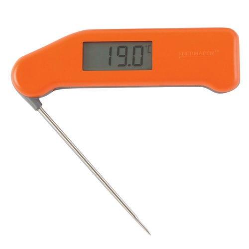 digital thermometer / probe / pocket / stainless steel