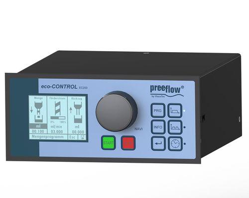 dosing pump controller / positive-displacement / glue and silicone dispensing / electric