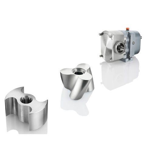 electric pump / rotary lobe / sanitary / high-temperature