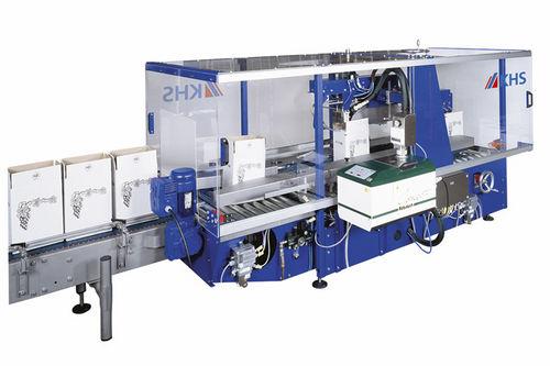 multi-flap case sealer / hot-melt glue / automatic