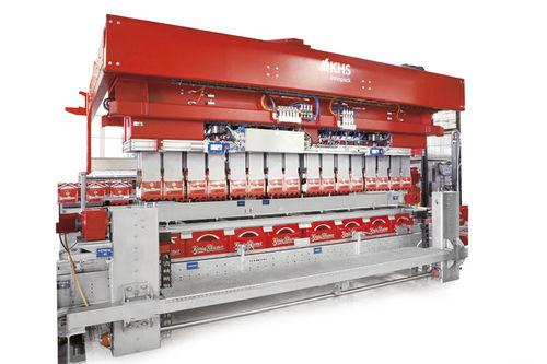 high-speed case packer-unpacker / automatic / for bottles / cylinder