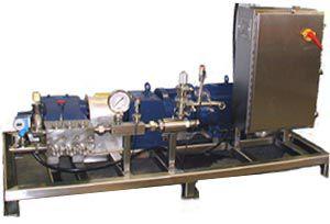 custom skid-mounted plunger pumping system