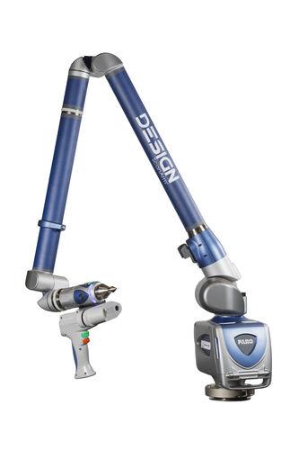 portable 3D measuring arm / with integrated laser scanner / portable