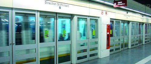 sliding doors / platform screen / industrial / automatic