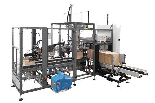 pick-and-place case packer / automatic / carton / high-speed