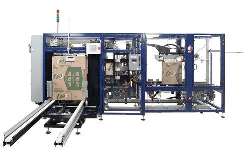 lateral case packer / automatic / carton / high-speed