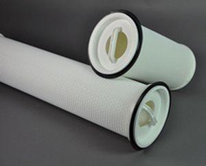 gas filter cartridge / fine / polypropylene / pleated