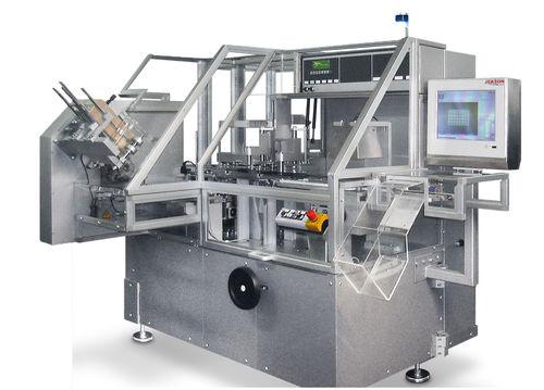 blister packaging machine / for pharmaceuticals packaging / automatic / intermittent-motion