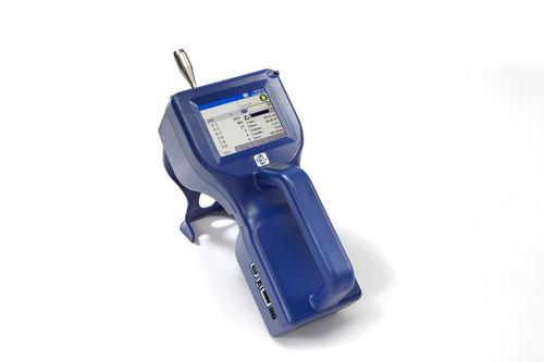 airborne particle counter / positive displacement / digital / electronic