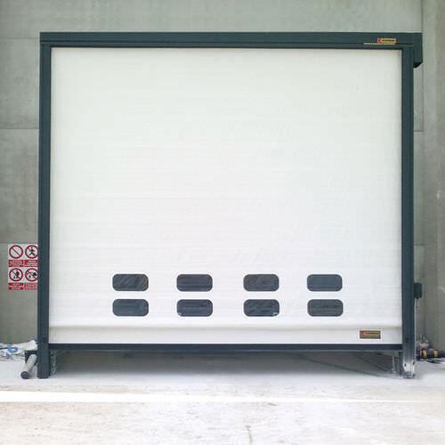 roll-up doors / industrial / exterior / PVC