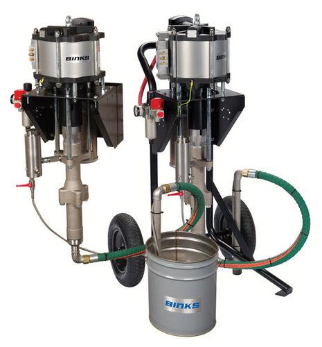 paint pump / air-operated / piston / airless