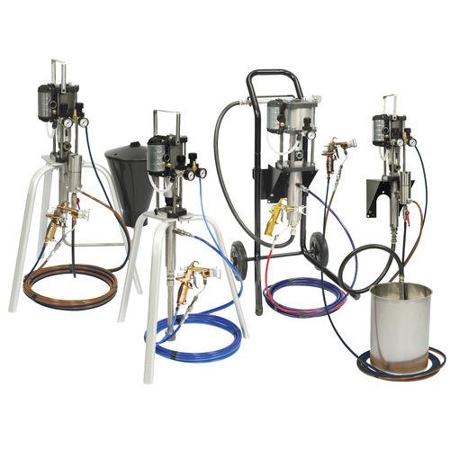 paint pump / pneumatic / piston / for spraying