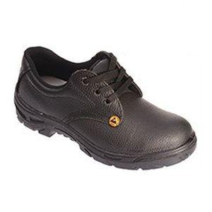 construction safety shoe / electrical protection / leather / mesh