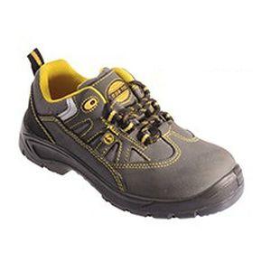 construction safety shoe / mechanical protection / leather / composite