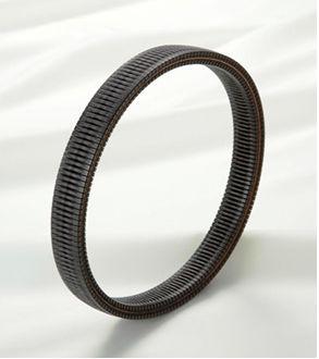 slotted transmission belt / round / combined and CVT