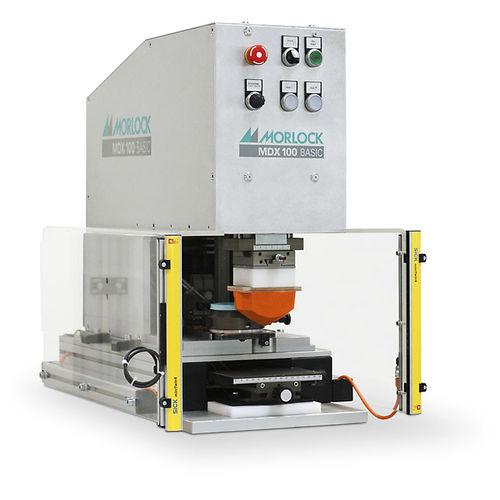 pad printing machine with closed ink cup / high-speed / electropneumatic