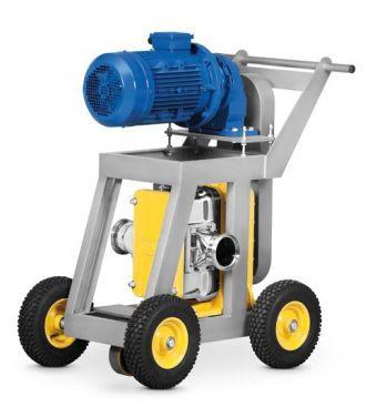 beverage pump / electric / rotary lobe / self-priming