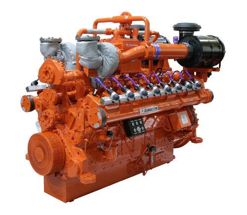 gas-fired engine / turbocharged / for generator sets / Miller cycle