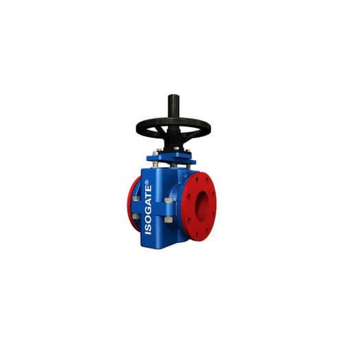 pinch valve / pneumatic / flow control / for slurry