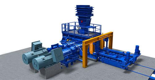 roller mill / for mineral ore / horizontal / high-pressure