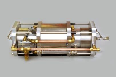 piston pressure booster / gas / high-pressure / air-driven