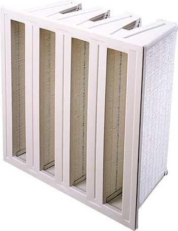 air filter / mini / low-pressure / V