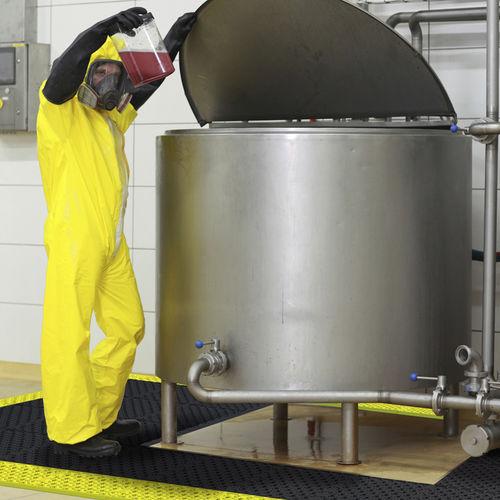 duckboard mat / anti-fatigue / PVC / wet area