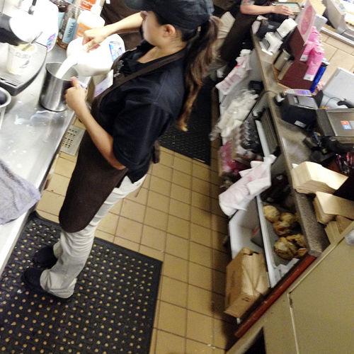 anti-fatigue mat / anti-slip / wet area