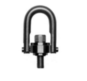 articulated hoist ring / 360° swivel / stainless steel / 180° swivel