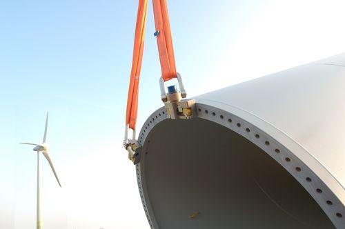 fixed hoist ring / for wind turbine assembly
