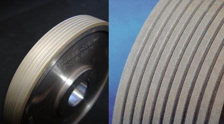 cylindrical grinding wheel / wafer