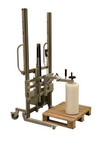 semi-electric stacker truck / walk-behind / for coils