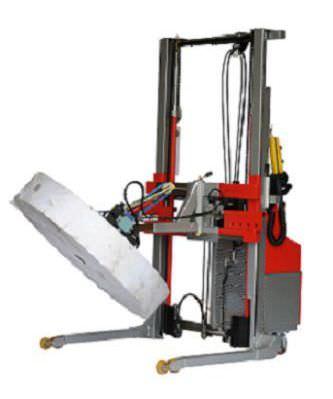electric stacker truck / walk-behind / for coils