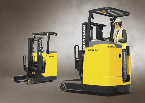 electric reach truck / stand-on / handling