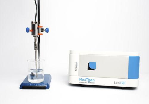 ultrasonic homogenizer / continuous / laboratory