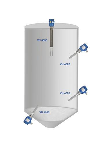 vibrating level switch / electromechanical / bulk solids / adjustable-height