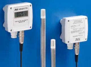 relative dew-point transmitter / duct-mount / with temperature measurement