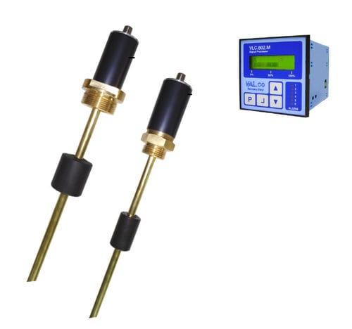 magnetostrictive level sensor / magnetic float / for liquids / analog