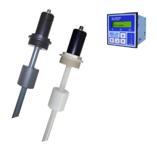 magnetostrictive level sensor / magnetic float / for liquids / PVC