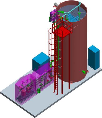 membrane bioreactor / large dimension / process / for wastewater treatment