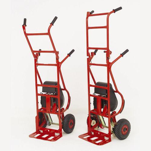 stair-climbing hand truck / high-load-capacity / with brake / steel