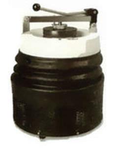 vibratory disc mill / for cement / vertical / for laboratory