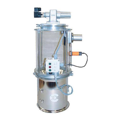 continuous pneumatic conveying system / for abrasive media