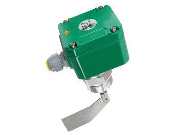 rotating paddle level switch / for solids / threaded / high-temperature