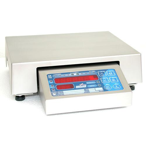 retail scales / compact / with LED display / robust