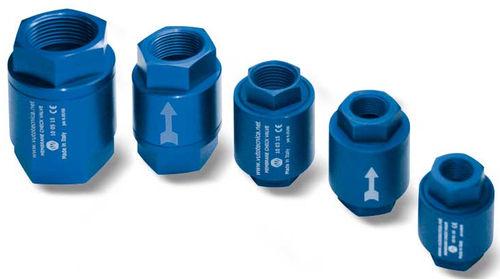 membrane check valve / threaded