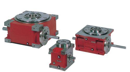 oscillating indexer / cylindrical cam / right-angle / for heavy loads