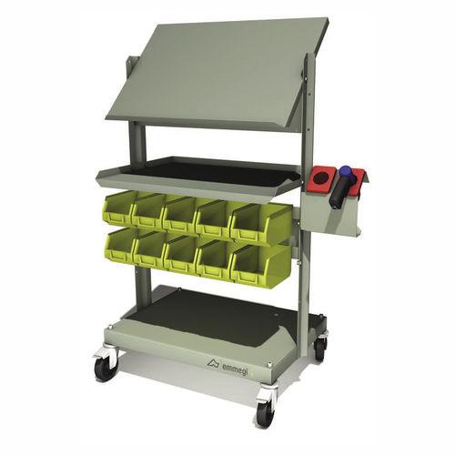 assembly cart / shelf / tool-holder / for accessory