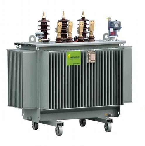 distribution transformer / hermetically-sealed / oil-filled / through-hole