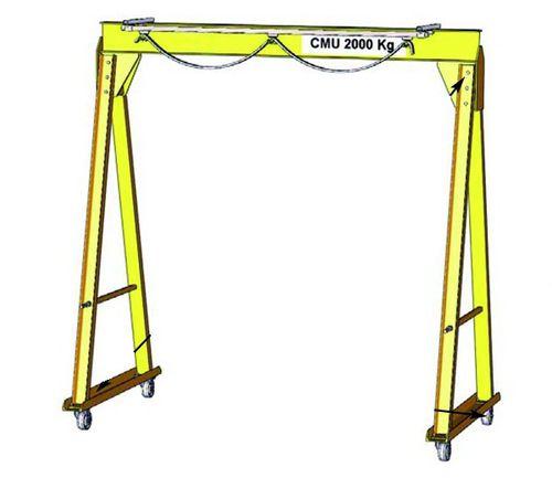 workshop gantry crane / rubber-tired